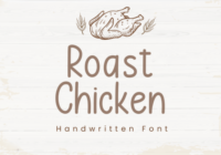Roast Chicken Font - Featured Image