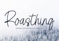 Roasthing Font - Featured Image