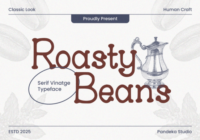 Roasty Beans Font - Featured Image