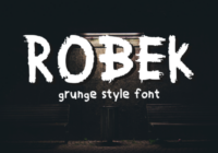 Robek Font - Featured Image