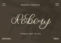 Robery Font - Featured Image