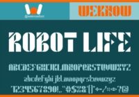 Robot Life Font - Featured Image