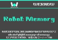 Robot Memory Font - Featured Image