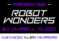 Robot Wonders Font - Featured Image