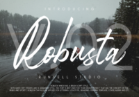 Robusta Duo Font - Featured Image