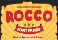 Rocco Family Font - Featured Image