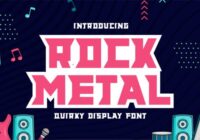 Rock Metal Font - Featured Image
