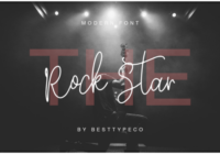 Rock Star Font - Featured Image