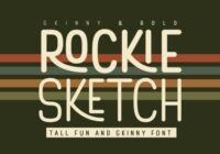 Rockie Sketch Font - Featured Image