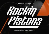 Rockin Pistons Font - Featured Image