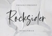 Rocksider Font - Featured Image