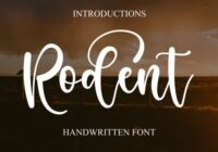 Rodent Font - Featured Image