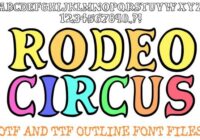 Rodeo Circus Font - Featured Image