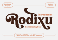 Rodixu Font - Featured Image