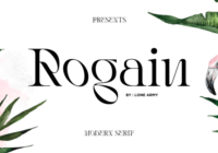 Rogain Font - Featured Image