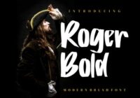 Roger Bold Font - Featured Image