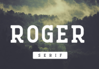 Roger Serif Font - Featured Image