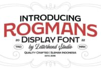 Rogmans Font - Featured Image