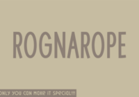 Rognarope Font - Featured Image