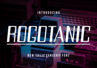 Rogotanic Font - Featured Image