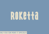 Roketta Font - Featured Image