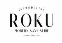 Roku Family Font - Featured Image