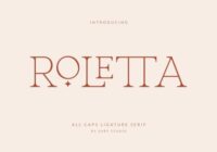 Roletta Font - Featured Image