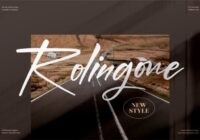 Rolingone Font - Featured Image