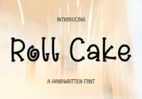 Roll Cake Font - Featured Image
