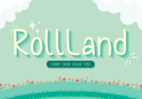 Roll Land Font - Featured Image