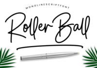 Roller Ball Font - Featured Image