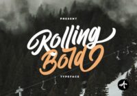 Rolling Bold Font - Featured Image