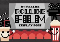 Rolling Film Font - Featured Image