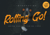 Rolling Go Font - Featured Image