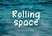 Rolling Space Font - Featured Image