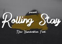 Rolling Stay Font - Featured Image