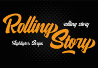 Rolling Story Font - Featured Image