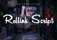 Rollink Script Font - Featured Image