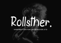 Rollsther Font - Featured Image