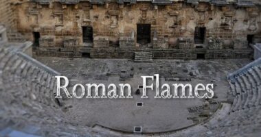 Roman Flames Font - Featured Image