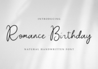 Romance Birthday Font - Featured Image