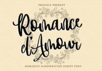 Romance D'Amour Font - Featured Image
