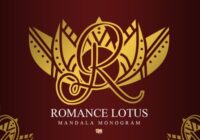 Romance Lotus Mandala Monogram Font - Featured Image