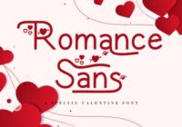 Romance Sans Font - Featured Image