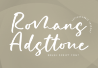 Romans Adsttone Font - Featured Image