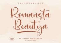 Romansta Beautya Font - Featured Image