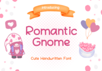 Romantic Gnome Font - Featured Image