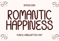 Romantic Happiness Font - Featured Image