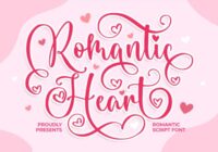 Romantic Heart Font - Featured Image