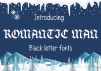 Romantic Man Font - Featured Image